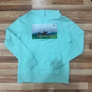 Mens Billionaire Boys Club Hoodie Mint Blue Color Size Medium
